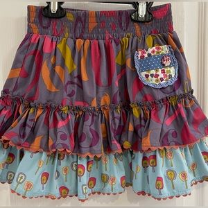 Matilda Jane Count on Me Skirt, Size 6, Character Counts, EUC